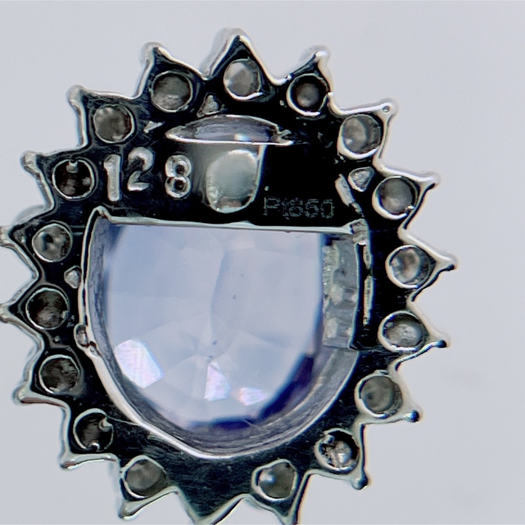 非加熱 希少石 ブルーサファイア 計2.43ct プラチナ ピアス 天然 非加熱 希少石 ブルーサファイア 計2.43ct プラチナ ピアス 天然