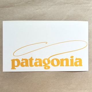 patagonia - Patagonia パタゴニア カッティングステッカー◆ゴールデンイエロー◆