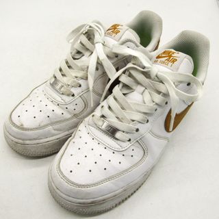 ナイキ(NIKE)のナイキ スニーカー ローカット エアフォースワン'07NEXTNATURE DN1430-104 シューズ 靴 白 レディース 24.5サイズ ホワイト NIKE(スニーカー)