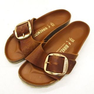 ビルケンシュトック(BIRKENSTOCK)のビルケンシュトック サンダル コンフォート フラット ブランド 靴 ドイツ製 レディース 22.5サイズ ブラウン BIRKENSTOCK(サンダル)