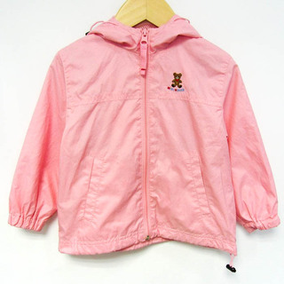 ミキハウス ナイロンジャケット アウター パーカー ウィンドブレーカー ベビー 女の子用 90サイズ ピンク MIKIHOUSE(ジャケット/コート)