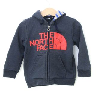 ザノースフェイス(THE NORTH FACE)のザ・ノースフェイス パーカー トップス ジップアップ スウェット フロントロゴ ベビー 男の子用 90サイズ ブラック THE NORTH FACE(その他)