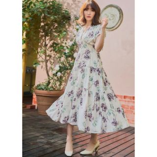 ハーリップトゥ(Her lip to)の新品 Herlipto Full Of Love Long Dress Sサイズ(ロングワンピース/マキシワンピース)