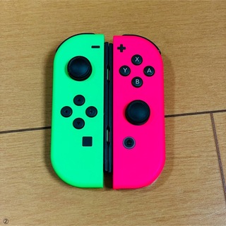 ニンテンドースイッチ(Nintendo Switch)の⚫️【新品同様品】Nintendo Switch ネオンカラー Joy-Con(家庭用ゲーム機本体)