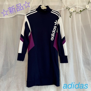 ☆新品☆ PAKAIAN adidas アディダス　ワンピース　ネイビー