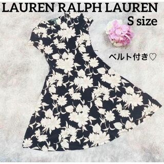 Ralph Lauren - 【美品】LAUREN RALPH LAUREN☆花柄☆ワンピース☆S