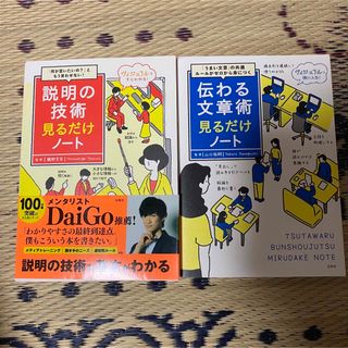 伝わる文章術見るだけノート　説明の技術見るだけノート　2冊セット