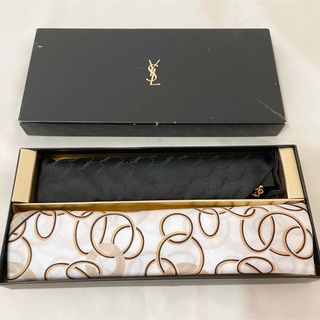 イヴサンローラン(Yves Saint Laurent)のイブサンローラン  扇子 ハンカチスカーフセット(バンダナ/スカーフ)