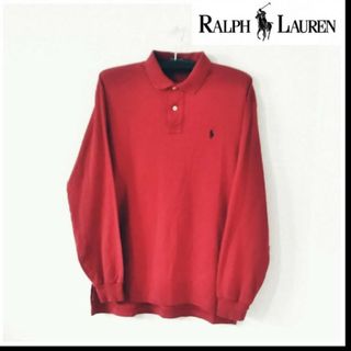 ポロラルフローレン(POLO RALPH LAUREN)のvintage POLO Ralph Lauren コットン　長袖ポロシャツ(ポロシャツ)