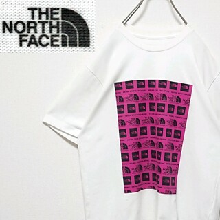 THE NORTH FACE - ノースフェイス ビック ボックス ロゴ ホワイト 半袖 Tシャツ
