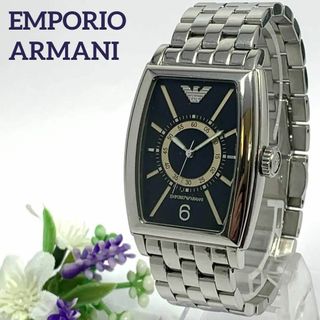 Emporio Armani - 300 稼働品 EMPORIO ARMANI アルマーニ メンズ 腕時計 人気