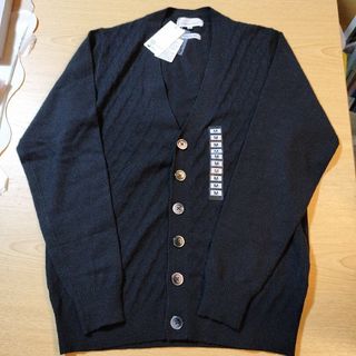 ジム(gim)の☆LIFE&WORK DESIGN×GIM　M長袖洗えるカーディガン　黒(カーディガン)