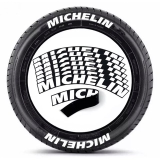 ミシュラン　タイヤステッカー 1台分 8枚 MICHELIN タイヤレター