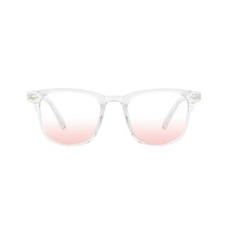 【フォロー割あり】チーク メガネ 透明フレーム クリア メイク効果 韓国 眼鏡(サングラス/メガネ)