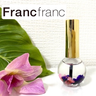 フランフラン(Francfranc)の可愛いお花入り♡残量多め Francfranc joieネイルオイル 美容液(ネイル用品)