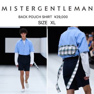 MISTERGENTLEMAN - 【MISTERGENTLEMAN】BACK POUCH SHIRT