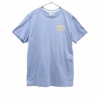 ティンバーランド(Timberland)のティンバーランド プリント 半袖 Tシャツ M ブルー Timberland メンズ(Tシャツ/カットソー(半袖/袖なし))