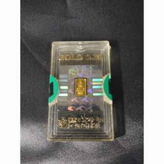 ミツビシ(三菱)のパチンコ　特殊景品　0.3G　GOLD　金属レリーフ　③(金属工芸)