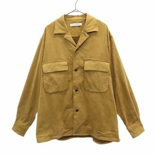 UNITED ARROWS - ユナイテッドアローズ 長袖 フェイクスエード シャツ M ブラウン UNITED ARROWS メンズ