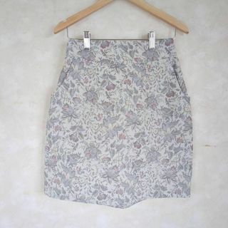 NICE CLAUP - 美品♡ ナイスクラップ NICE CLAUP【F】ミニスカート タイト 花柄