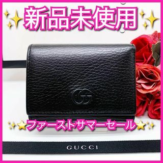 グッチ(Gucci)の✨極美品✨GUCCI グッチ GG マーモント モノクローム 三つ折り NT05(財布)