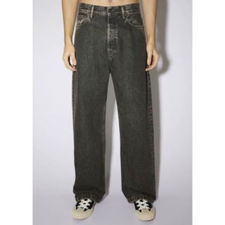 アクネストゥディオズ(Acne Studios)のacne studios 1989 grim black ワイドバギーデニム(デニム/ジーンズ)