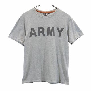 ピーエックアヴィレックス 半袖 Tシャツ M グレー PX AVIREX メンズ(Tシャツ/カットソー(半袖/袖なし))