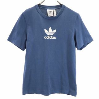 アディダス(adidas)のアディダス トレフォイルロゴ 半袖 Tシャツ S ブルー系 adidas メンズ(Tシャツ/カットソー(半袖/袖なし))