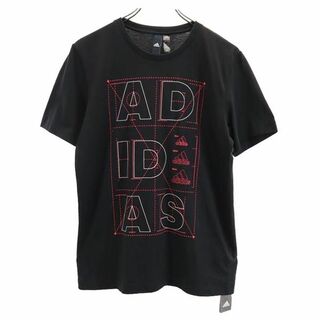 アディダス(adidas)の未使用 アディダス 半袖 Tシャツ M ブラック系 adidas メンズ(Tシャツ/カットソー(半袖/袖なし))