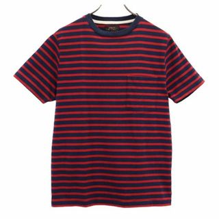 ビームス(BEAMS)のビームス ボーダー 半袖 Tシャツ S ネイビー系 BEAMS ポケT メンズ(Tシャツ/カットソー(半袖/袖なし))