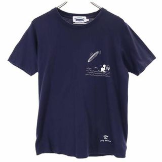 SURF MICKEY ミッキーマウス 半袖 Tシャツ M ネイビー系 SURF MICKEY メンズ(Tシャツ/カットソー(半袖/袖なし))