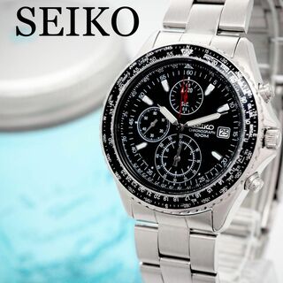 セイコー(SEIKO)の411 SEIKO セイコー時計　メンズ腕時計　クロノグラフ　シルバー(腕時計(アナログ))