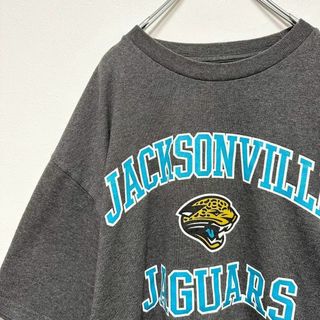 NFL チーム　フットボール　ジャガーズ　メンズ　プリント　半袖tシャツ　L(Tシャツ/カットソー(半袖/袖なし))