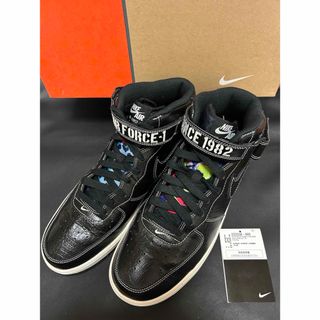 ナイキ(NIKE)のNIKE AIR FORCE 1 MID '07 LV8 ブラック 27.5cm(スニーカー)