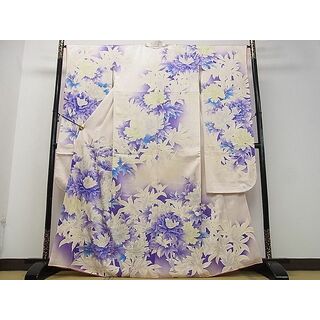 平和屋2■豪華振袖　駒刺繍　牡丹　ボタン　躑躅　ツツジ　逸品　DAAC4439ea(振袖)