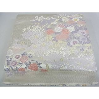 平和屋2◎六通柄袋帯　花籠文　金銀糸　逸品　DAAC7719ud(帯)