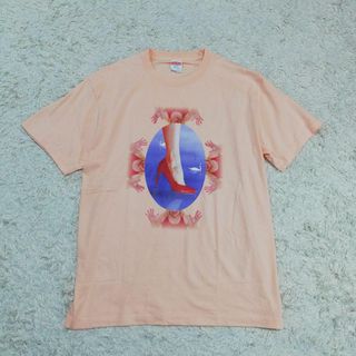 ユナイテッドアスレ(UnitedAthle)のとんだ林蘭　ユナイテッドアスレ　コラボ　半袖Tシャツ　カットソー　綿100％　L(Tシャツ/カットソー(半袖/袖なし))