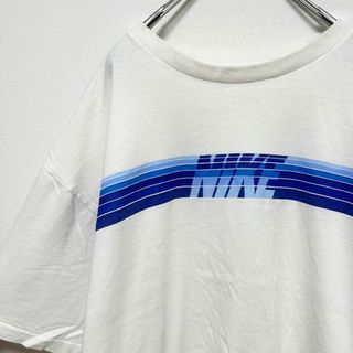 ナイキ(NIKE)の90s 古着　NIKE ナイキ　メンズ　プリント　半袖tシャツ　白　L(Tシャツ/カットソー(半袖/袖なし))