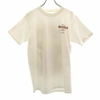 ハードロックカフェ(Hard Rock CAFE)の未使用 ハードロックカフェ DENVER バックプリント 半袖 Tシャツ S ホワイト HARD ROCK CAFE メンズ(Tシャツ/カットソー(半袖/袖なし))
