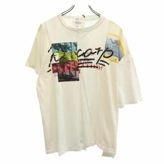 リスカープ 23ss リメイク 半袖 Tシャツ ホワイト系 RESCARP メンズ(Tシャツ/カットソー(半袖/袖なし))