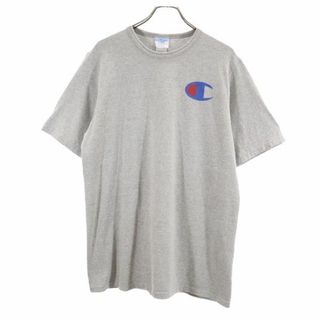 チャンピオン(Champion)のチャンピオン 半袖 Tシャツ L グレー Champion クルーネック メンズ(Tシャツ/カットソー(半袖/袖なし))