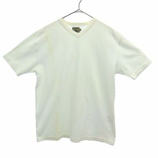 Calvin Klein - カルバンクライン 日本製 半袖 Vネック Tシャツ M ホワイト 1191 メンズ