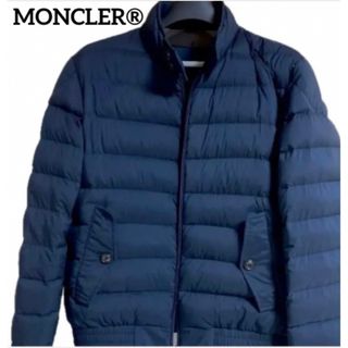 モンクレール(MONCLER)のMONCLER LONGUE SAISON  サイズ2 ダークネイビー(ダウンジャケット)