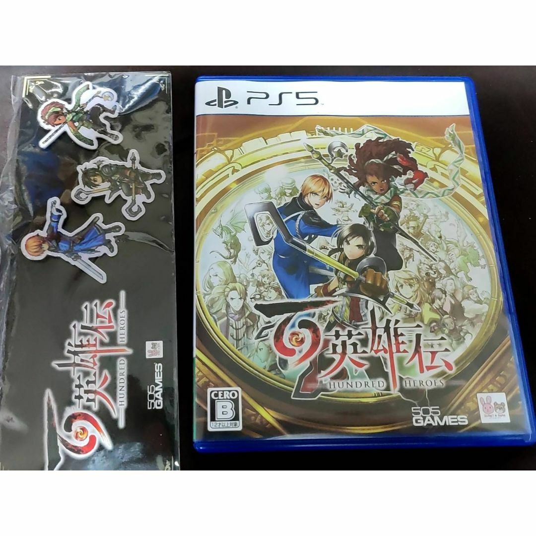 【中古】百英雄伝 PS5版【初回特典付き】 エンタメ/ホビーのゲームソフト/ゲーム機本体(家庭用ゲームソフト)の商品写真