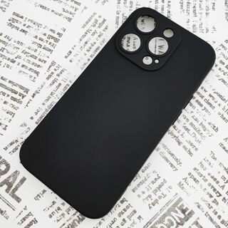 iPhone 14Pro シリコンケース (02) ブラック