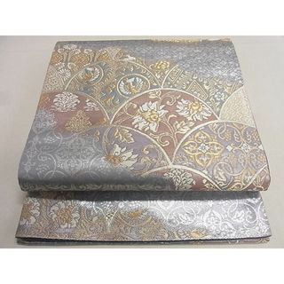 平和屋2◎六通柄袋帯　青海波鳳凰花文　金銀糸　逸品　DAAD1092du(帯)