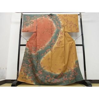 平和屋2■訪問着　籬吉祥花文　暈し染め　逸品　DAAC4417ea(着物)