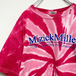 ビンテージ古着　タイダイ　カラフル　Mizick Miller 半袖tシャツ(Tシャツ/カットソー(半袖/袖なし))