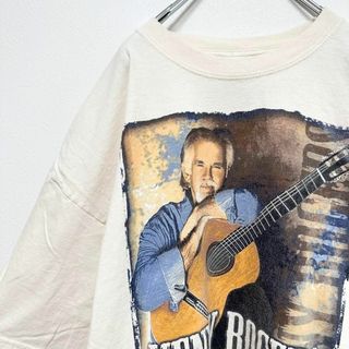 ミュージックティー(MUSIC TEE)のKENNY ROGERS メンズ　プリント　ビンテージ　半袖tシャツ　XL(Tシャツ/カットソー(半袖/袖なし))