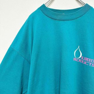 90s ビンテージ　古着　USA古着　企業　半袖tシャツ　シングルステッチ　XL(Tシャツ/カットソー(半袖/袖なし))